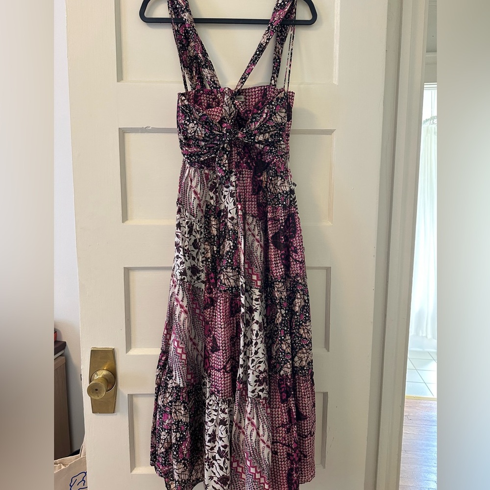 Ulla Johnson Naaila Dress in Fuschia